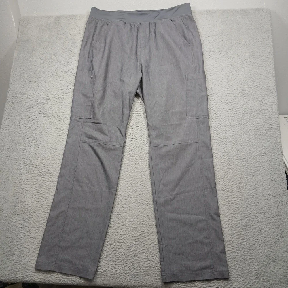 FIGS Technical Collection Scrub Pants Men's XXL/T Gray‎ Straight Leg